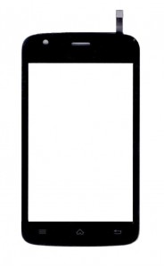 Touch Screen Digitizer For Intex Aqua Glory Black By - Maxbhi.com