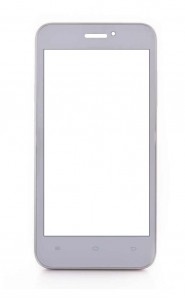 Replacement Front Glass For Iball Andi 4.5 Ripple White By - Maxbhi.com