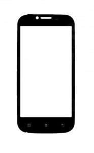Replacement Front Glass For Lenovo Ideaphone A706 Black By - Maxbhi.com