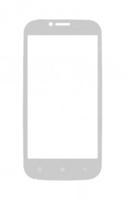 Replacement Front Glass For Lenovo Ideaphone A706 White By - Maxbhi.com