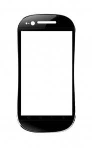 Replacement Front Glass For Celkon A90 Black By - Maxbhi.com