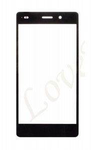 Replacement Front Glass For Huawei P8lite Alel04 Black By - Maxbhi.com