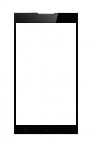 Replacement Front Glass For Elephone P10c Black By - Maxbhi.com
