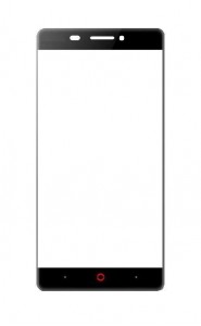 Replacement Front Glass For Doopro P1 Pro Black By - Maxbhi.com