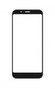 Replacement Front Glass For Nokia C2 Tava Black By - Maxbhi Com