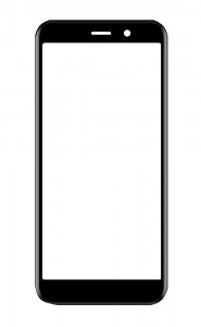 Replacement Front Glass For Yuho O1 Black By - Maxbhi Com