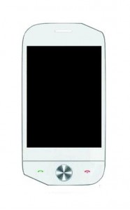 Lcd With Touch Screen For Lava M40 White By - Maxbhi.com