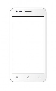 Touch Screen Digitizer For Intex Aqua 4.5 Pro White By - Maxbhi.com