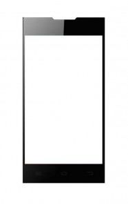 Replacement Front Glass For Hsl Smart H1 Black By - Maxbhi.com