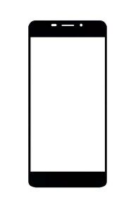 Touch Screen Digitizer For Panasonic Eluga I5 Black By - Maxbhi.com
