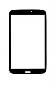 Replacement Front Glass For Samsung Galaxy Tab 3 8.0 Black By - Maxbhi.com