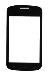 Replacement Front Glass For Celkon C7040 Black By - Maxbhi.com