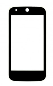 Replacement Front Glass For Acer Liquid Z330 Black By - Maxbhi.com