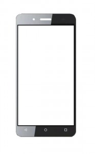 Replacement Front Glass For Mymobi Mm500 Black By - Maxbhi.com