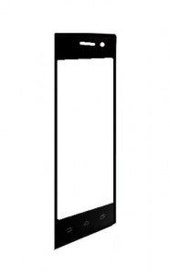 Replacement Front Glass For Hsl Y301 White By - Maxbhi.com