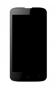 Lcd With Touch Screen For Intex Cloud N12 Black By - Maxbhi.com