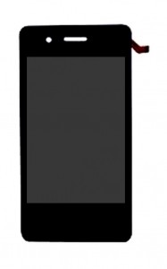 Lcd With Touch Screen For Spice Stellar Mi362 Black By - Maxbhi.com