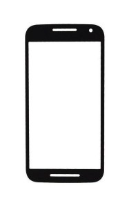 Replacement Front Glass For Motorola Moto G 3rd Gen 8gb Black By - Maxbhi.com