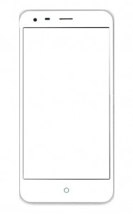 Replacement Front Glass For Lyf Wind 3 White By - Maxbhi.com