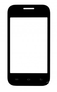 Replacement Front Glass For Samsung Galaxy Discover S730m Black By - Maxbhi.com