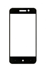 Replacement Front Glass For Yxtel Q6 Black By - Maxbhi.com