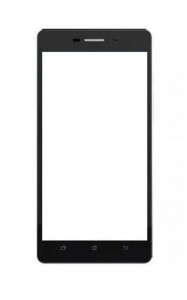 Replacement Front Glass For Zen Ultrafone Megashot 1 Black By - Maxbhi.com
