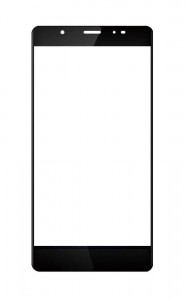 Replacement Front Glass For Leagoo T1 Black By - Maxbhi.com