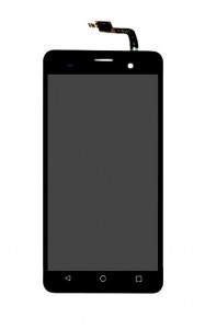 Lcd With Touch Screen For Qmobile Noir I6 Metal Hd Gold By - Maxbhi.com