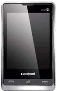 LCD with Touch Screen for Coolpad 9000 - White