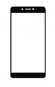 Replacement Front Glass For Panasonic P88 Black By - Maxbhi.com