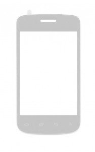 Replacement Front Glass For Celkon C7045 White By - Maxbhi.com