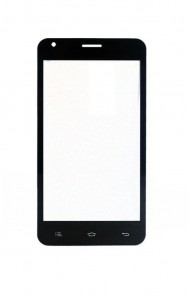 Replacement Front Glass For Celkon Q452 Black By - Maxbhi.com