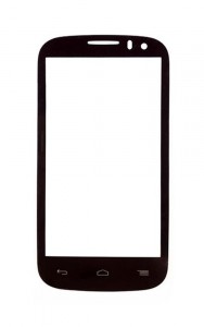 Replacement Front Glass For Alcatel One Touch Pop C5 Black By - Maxbhi.com