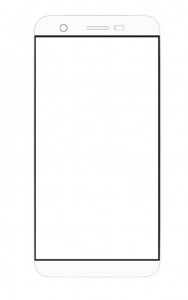 Replacement Front Glass For Centric L1 White By - Maxbhi.com