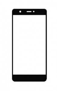 Replacement Front Glass For Blu Studio J8m Lte Black By - Maxbhi.com