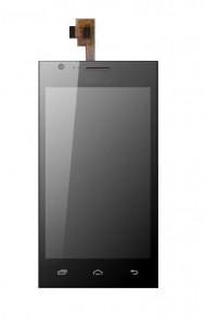 Lcd With Touch Screen For Xolo A550s Ips Black By - Maxbhi.com