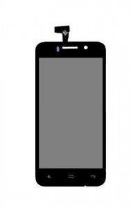 Lcd With Touch Screen For Xolo Q800 Xedition Black By - Maxbhi.com