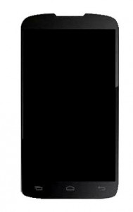 Lcd With Touch Screen For Celkon C8040 Black By - Maxbhi Com
