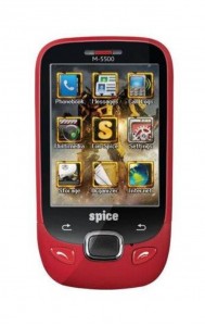 Touch Screen Digitizer for Spice M-5500 PDA - Red & White