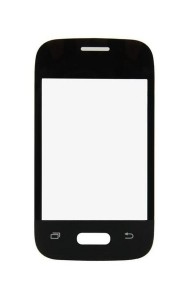 Replacement Front Glass For Samsung Galaxy Pocket Duos S5302 Black By - Maxbhi.com