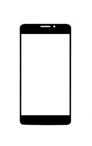 Replacement Front Glass For Alcatel Onetouch Idol X 6040d Black By - Maxbhi Com
