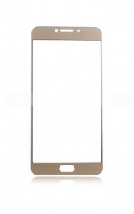 Replacement Front Glass For Samsung Galaxy On7 2016 Gold By - Maxbhi.com