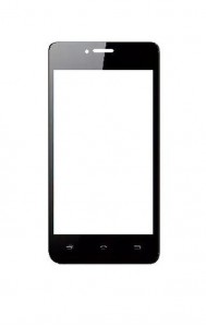 Replacement Front Glass For Spice Xlife 406 Black By - Maxbhi.com