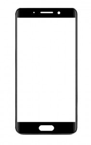 Replacement Front Glass For Huawei Mate 9 Porsche Design Black By - Maxbhi.com