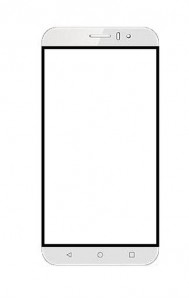 Replacement Front Glass For Ssky Y444 White By - Maxbhi.com