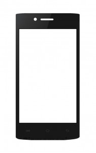 Replacement Front Glass For Champion My Phone 41 Black By - Maxbhi.com