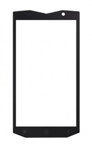 Replacement Front Glass For Blackview Bv8000 Pro Black By - Maxbhi.com