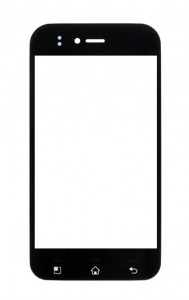 Replacement Front Glass For Lg Mytouch E739 Black By - Maxbhi.com