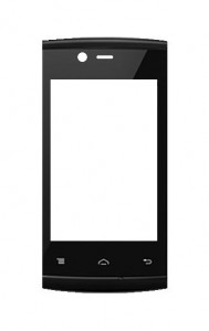 Replacement Front Glass For Lava Iris 353 White By - Maxbhi Com