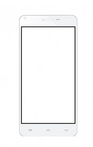Replacement Front Glass For Xolo Q2000l White By - Maxbhi.com